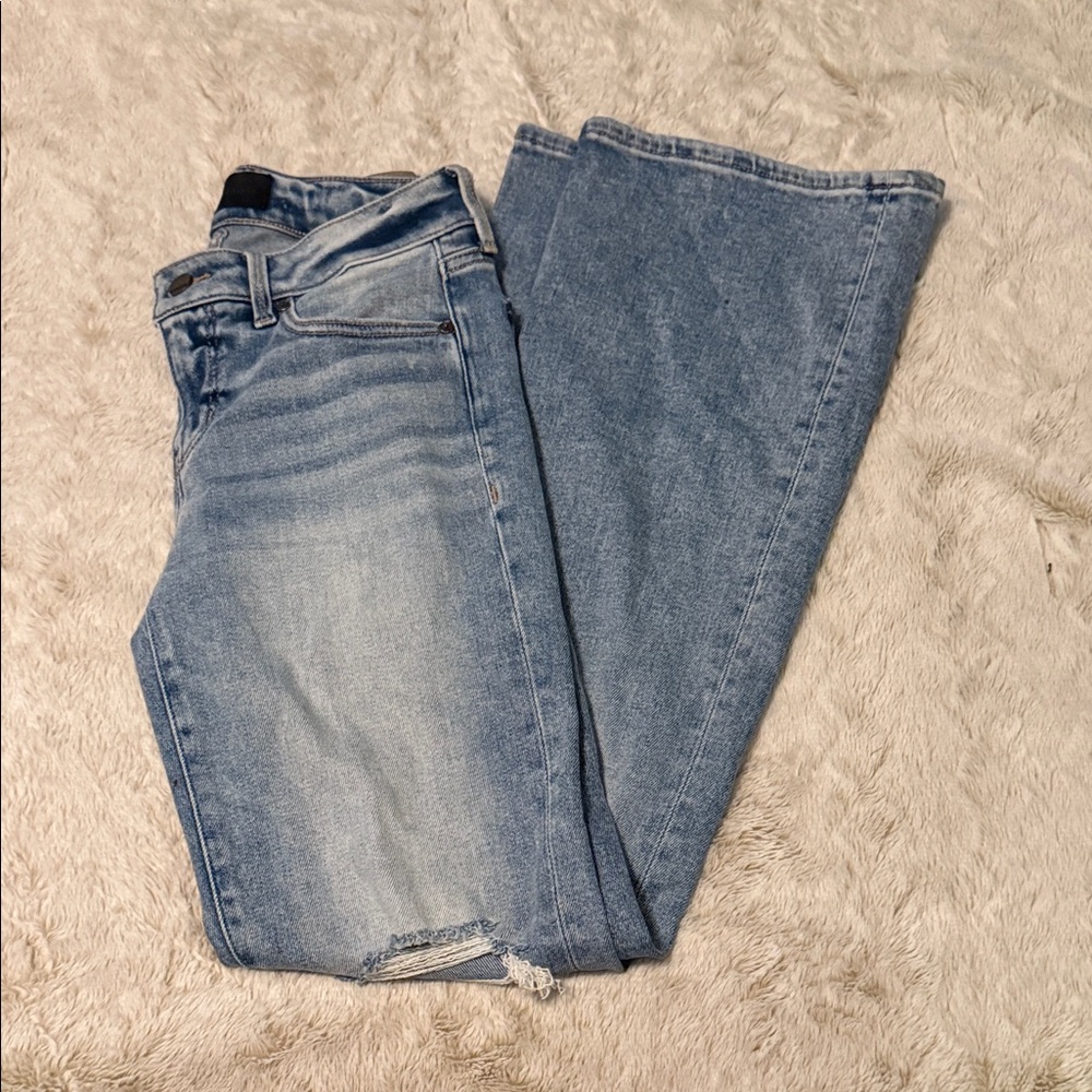 Buckle Light Blue Straight Leg Jeans - Never Worn
